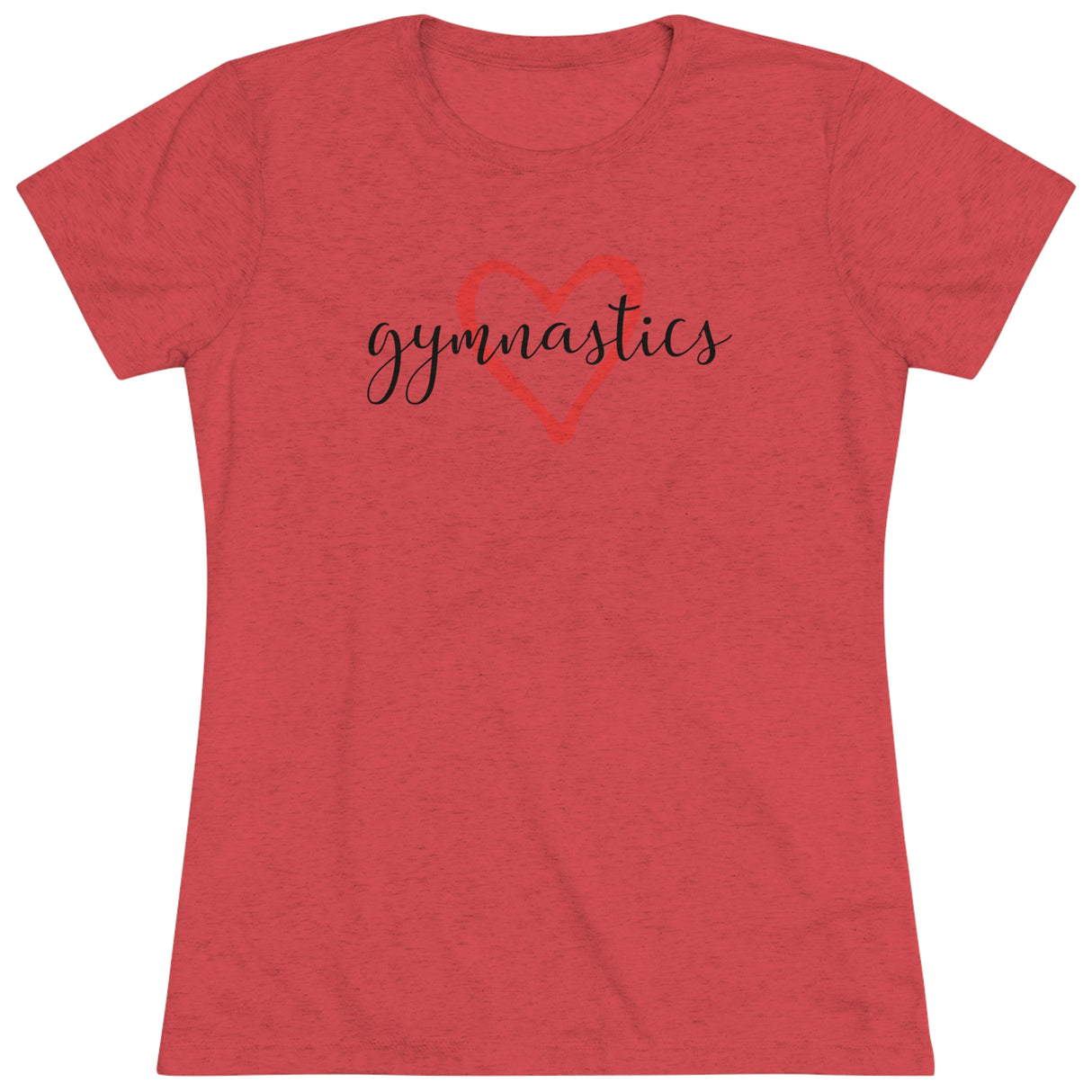 "Gymnastics Love" Women's T-Shirt (Fitted)