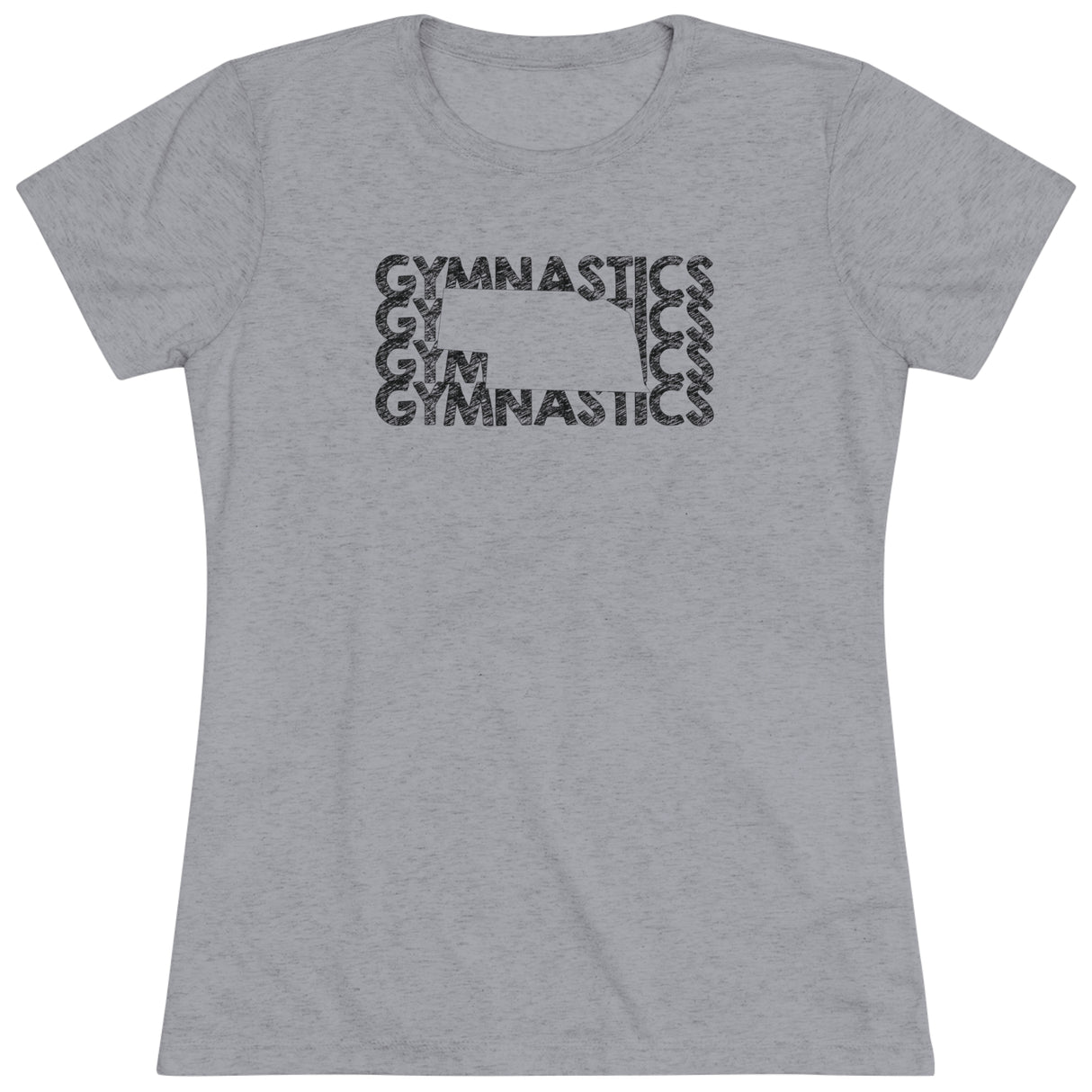 "Nebraska Gymnastics" T-Shirt (Fitted)