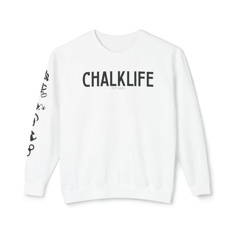 Chalklife - Climbing Events Unisex Lightweight Crewneck Sweatshirt