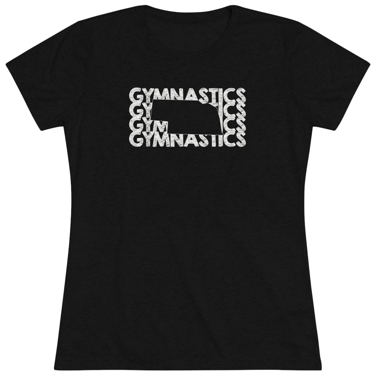 "Nebraska Gymnastics" T-Shirt (Fitted)