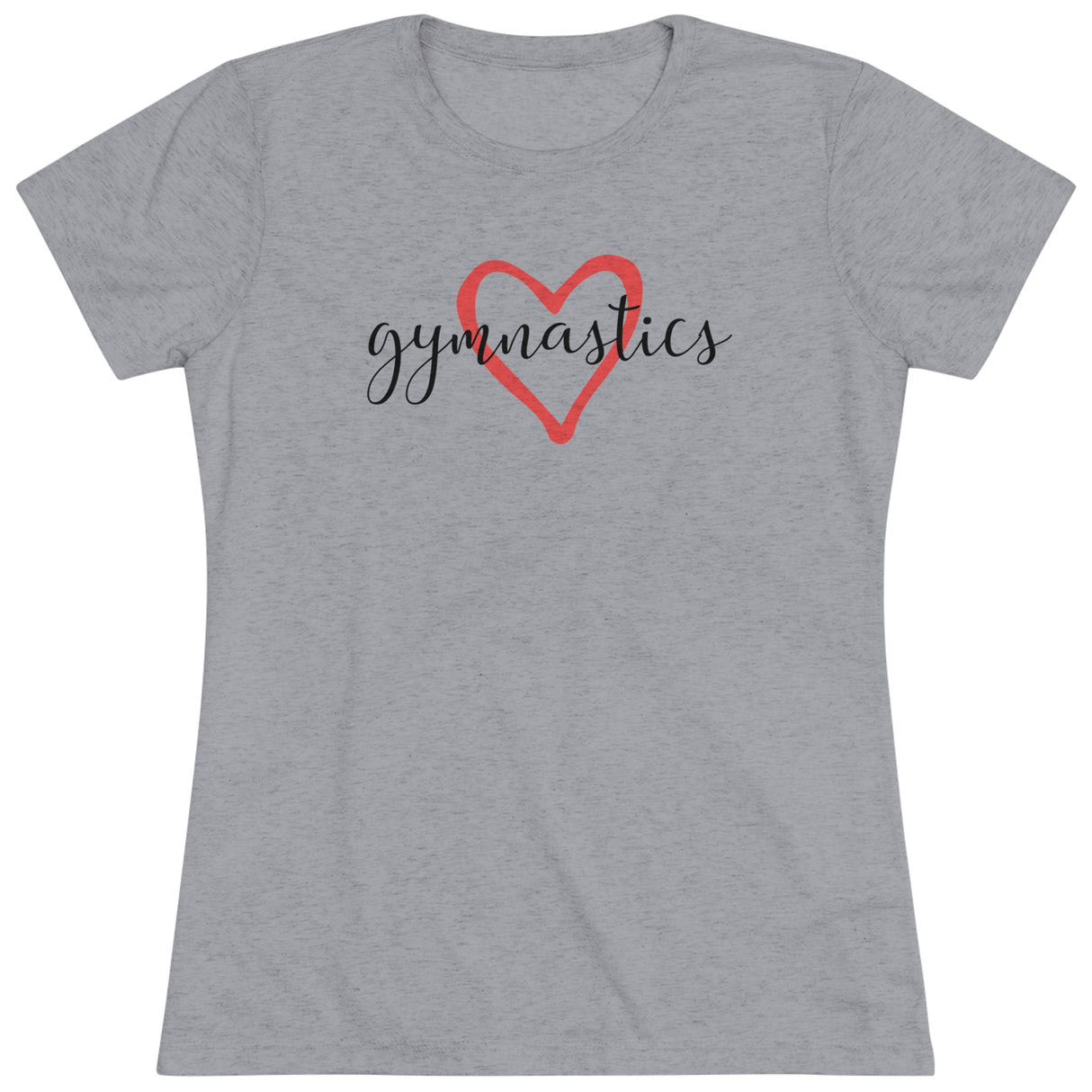 "Gymnastics Love" Women's T-Shirt (Fitted)