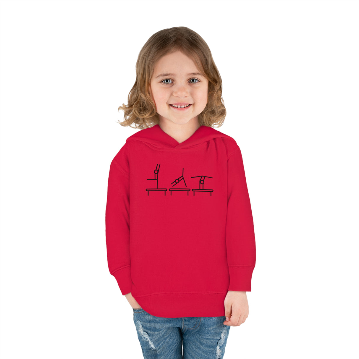 Toddler - "Beam Trio" Pullover Fleece Hoodie