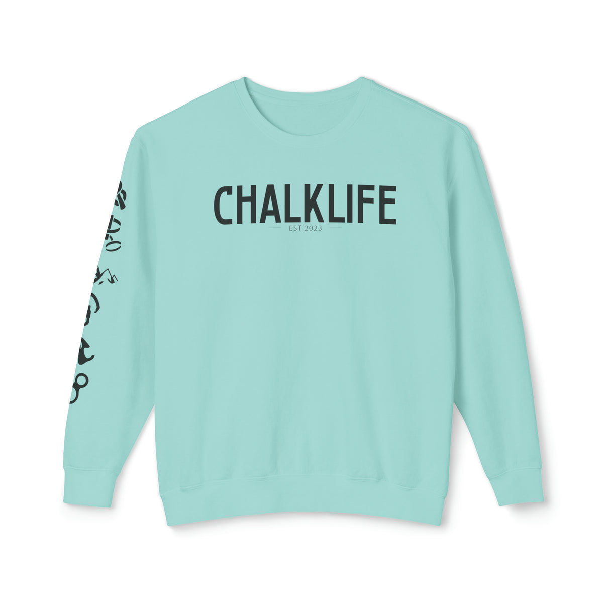Chalklife - Climbing Events Unisex Lightweight Crewneck Sweatshirt