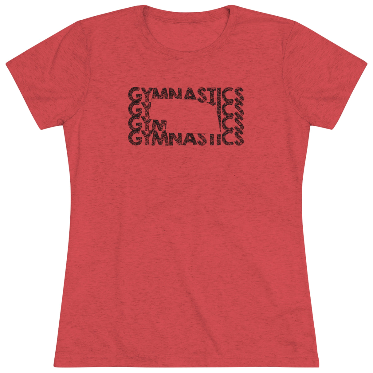"Nebraska Gymnastics" T-Shirt (Fitted)
