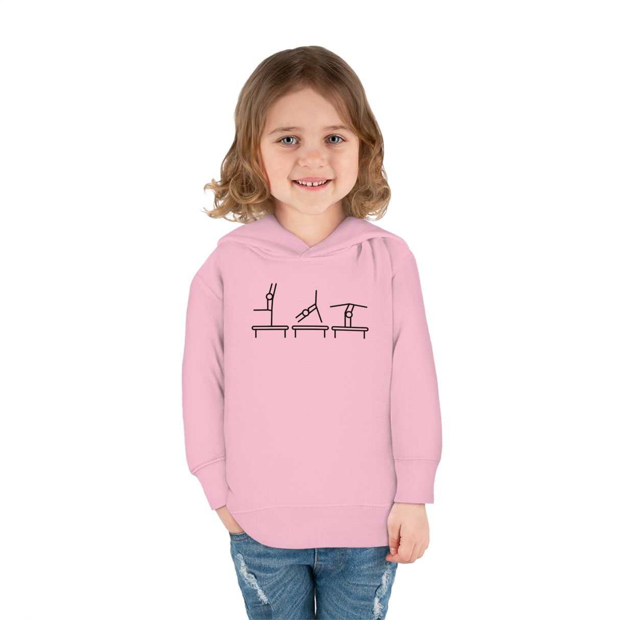 Toddler - "Beam Trio" Pullover Fleece Hoodie