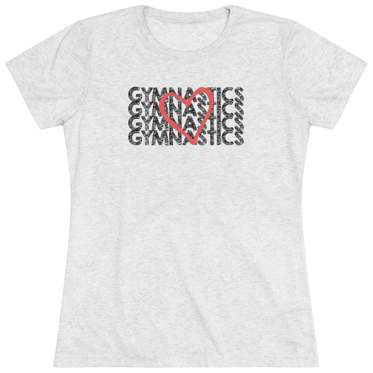 "Gymnastics Love" T-Shirt - Fitted