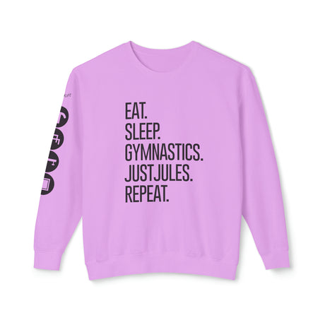 JustJules - Women's Gymnastics Events Sleeve - Lightweight Crewneck Sweatshirt