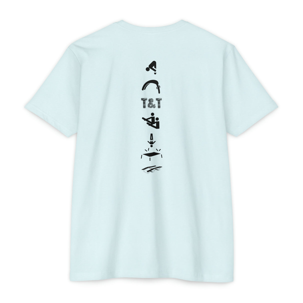 Trampoline & Tumbling Events Spine T-Shirt