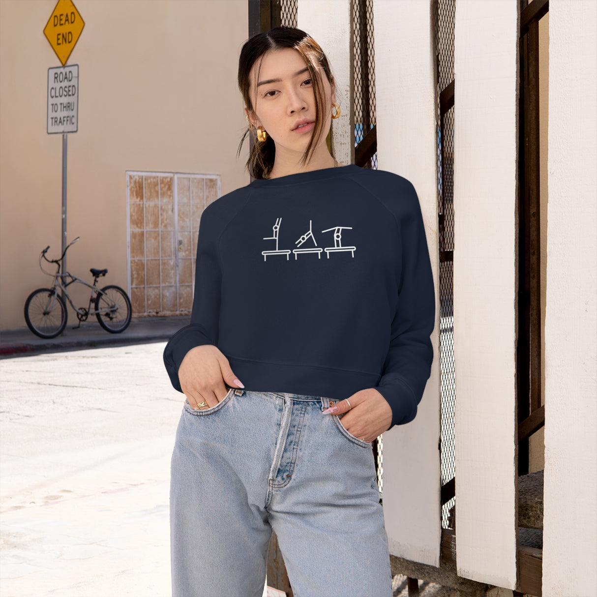 Beam Trio Cropped Fleece Pullover