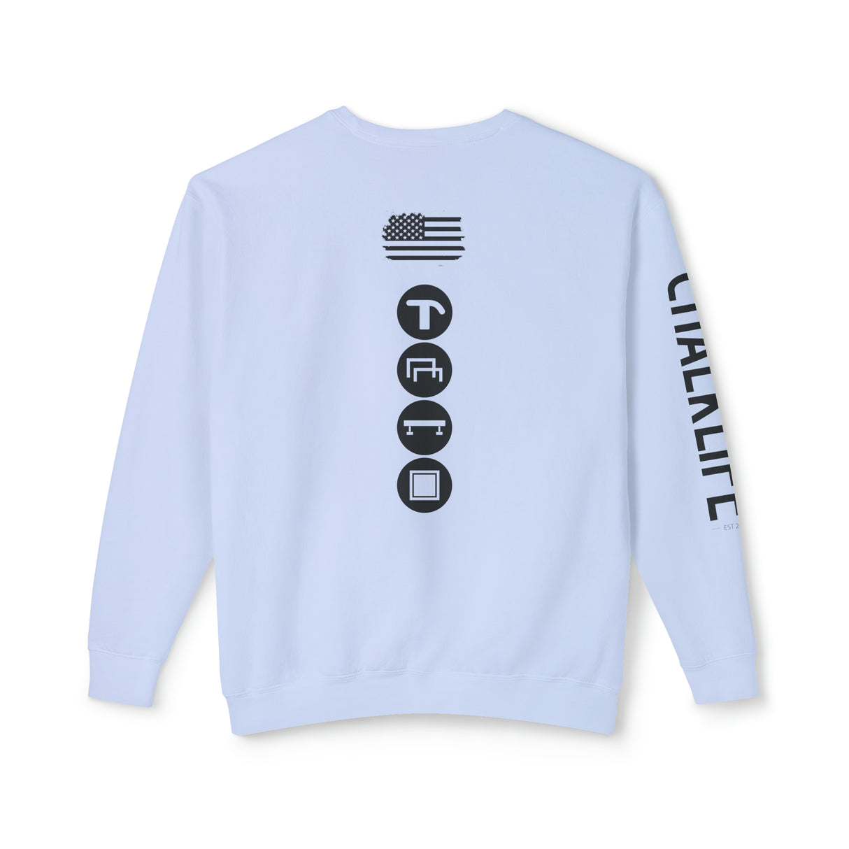 JustJules - Women's Gymnastics Events Spine - Lightweight Crewneck Sweatshirt