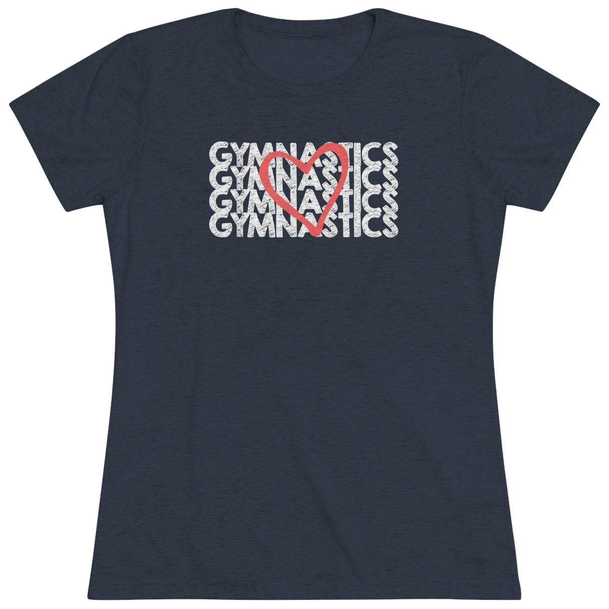 "Gymnastics Love" T-Shirt - Fitted
