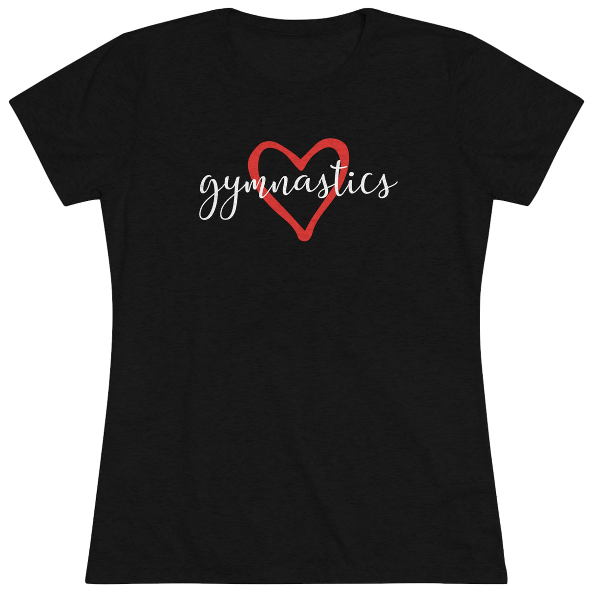 "Gymnastics Love" Women's T-Shirt (Fitted)