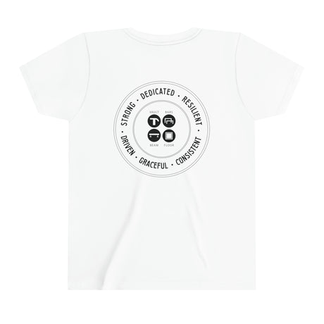 Youth - Girl's Gymnastics Stamp T-Shirt