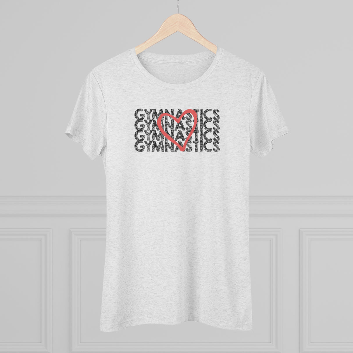 "Gymnastics Love" T-Shirt - Fitted