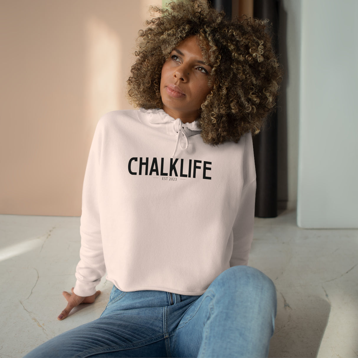 Chalklife - Crop Hoodie