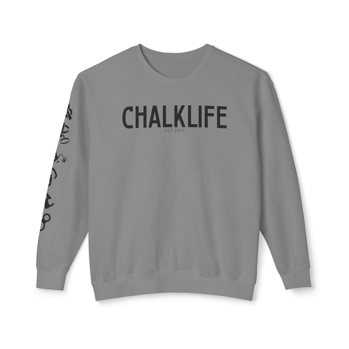 Chalklife - Climbing Events Unisex Lightweight Crewneck Sweatshirt