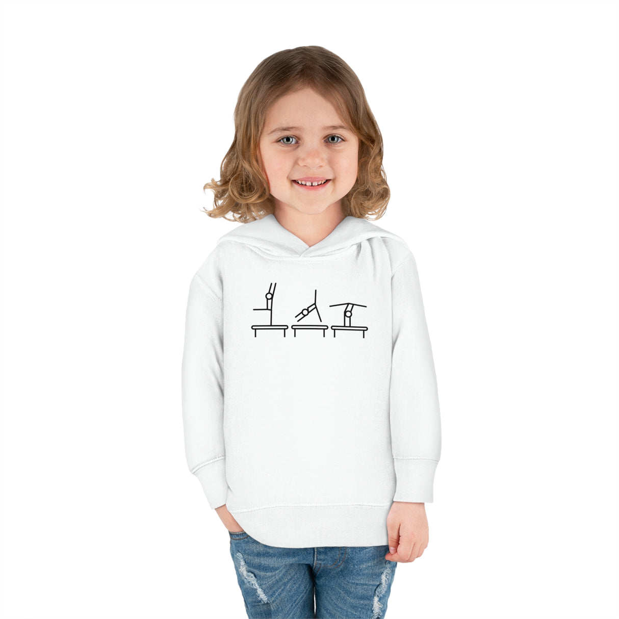 Toddler - "Beam Trio" Pullover Fleece Hoodie