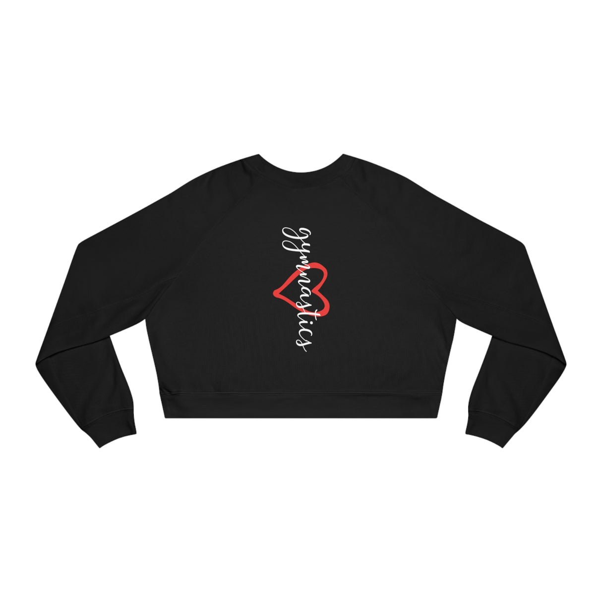 "Heart Gymnastics" Women's Cropped Fleece Pullover