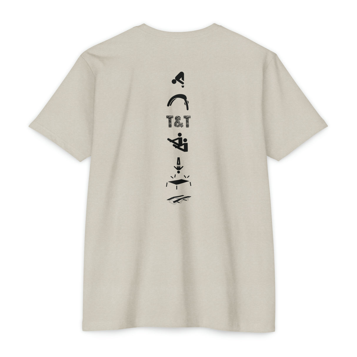 Trampoline & Tumbling Events Spine T-Shirt