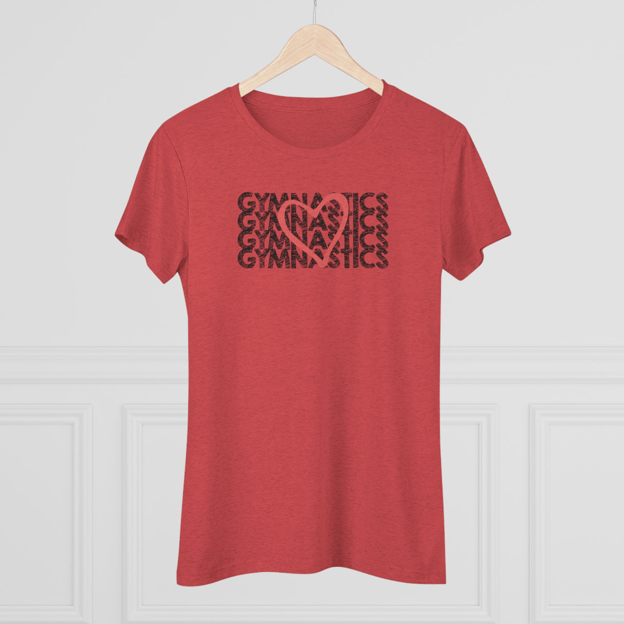 "Gymnastics Love" T-Shirt - Fitted