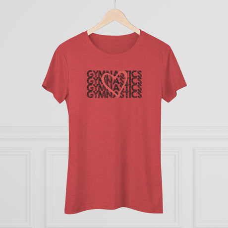 "Gymnastics Love" T-Shirt - Fitted