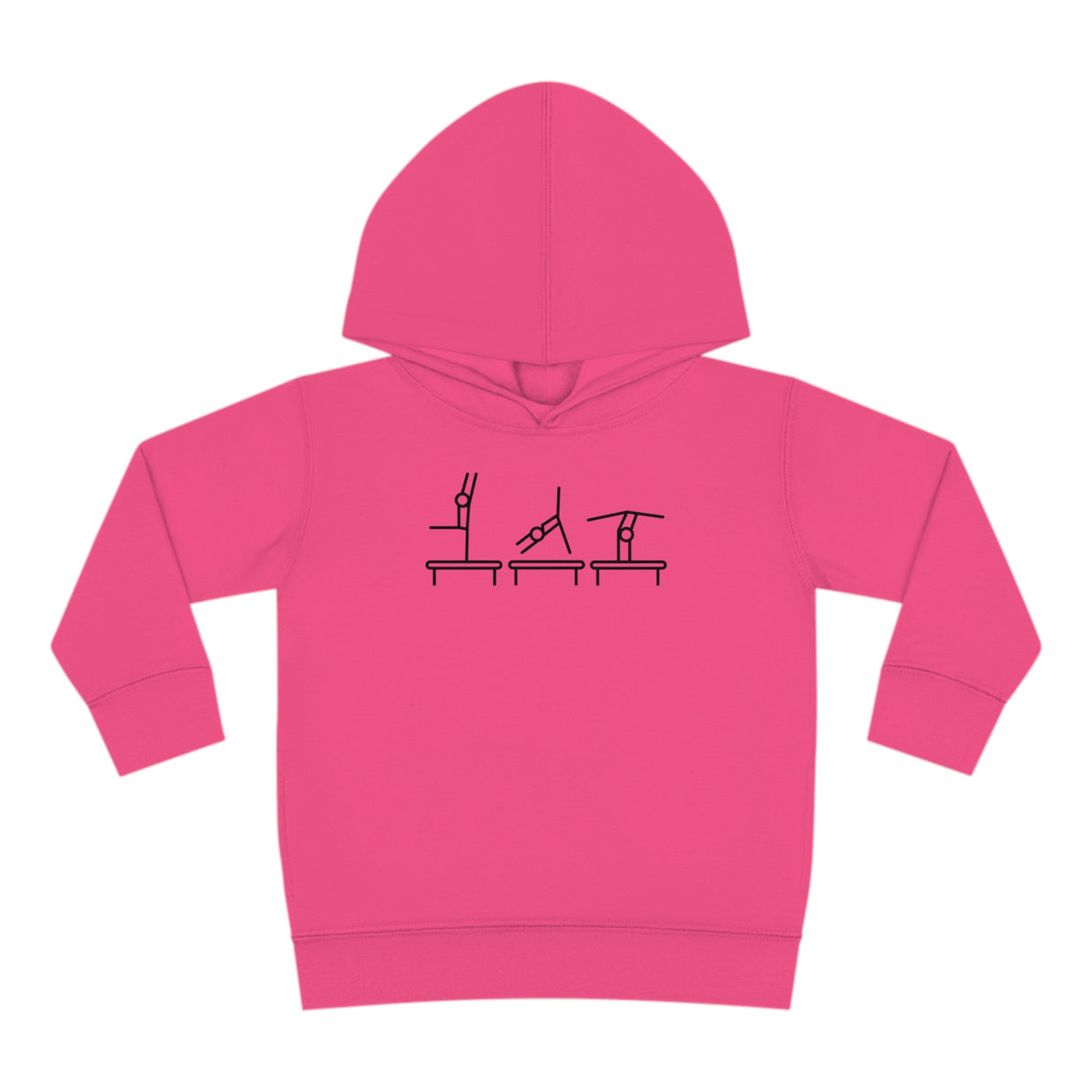 Toddler - "Beam Trio" Pullover Fleece Hoodie