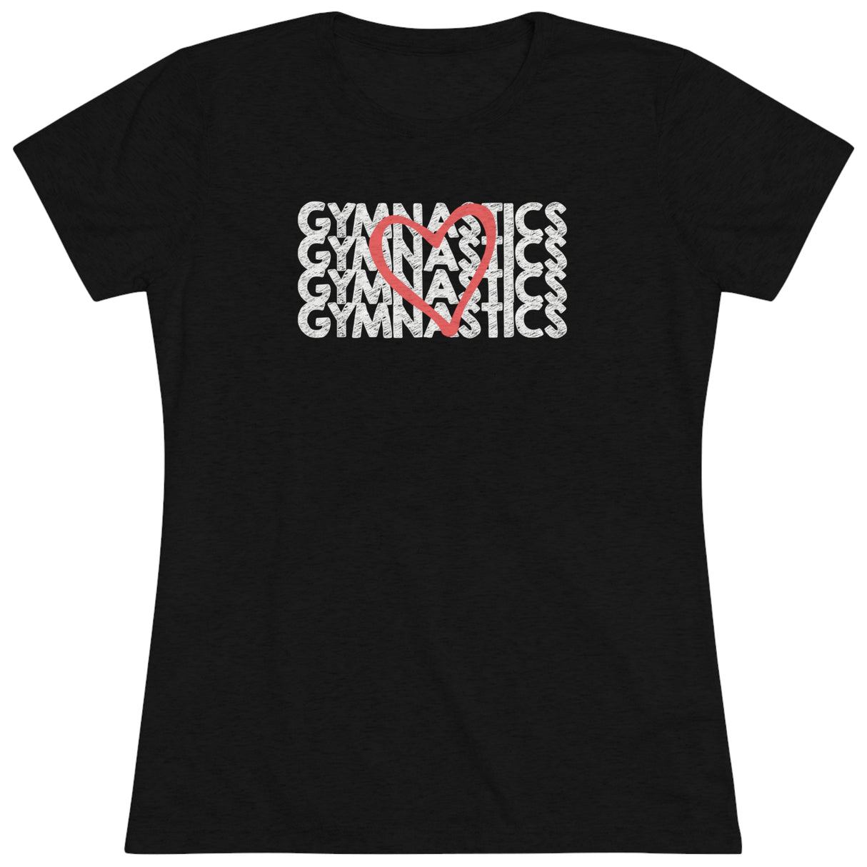 "Gymnastics Love" T-Shirt - Fitted