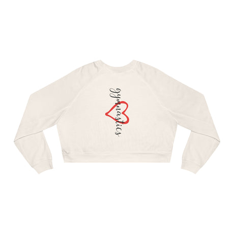"Heart Gymnastics" Women's Cropped Fleece Pullover