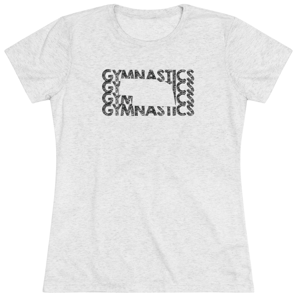 "Nebraska Gymnastics" T-Shirt (Fitted)