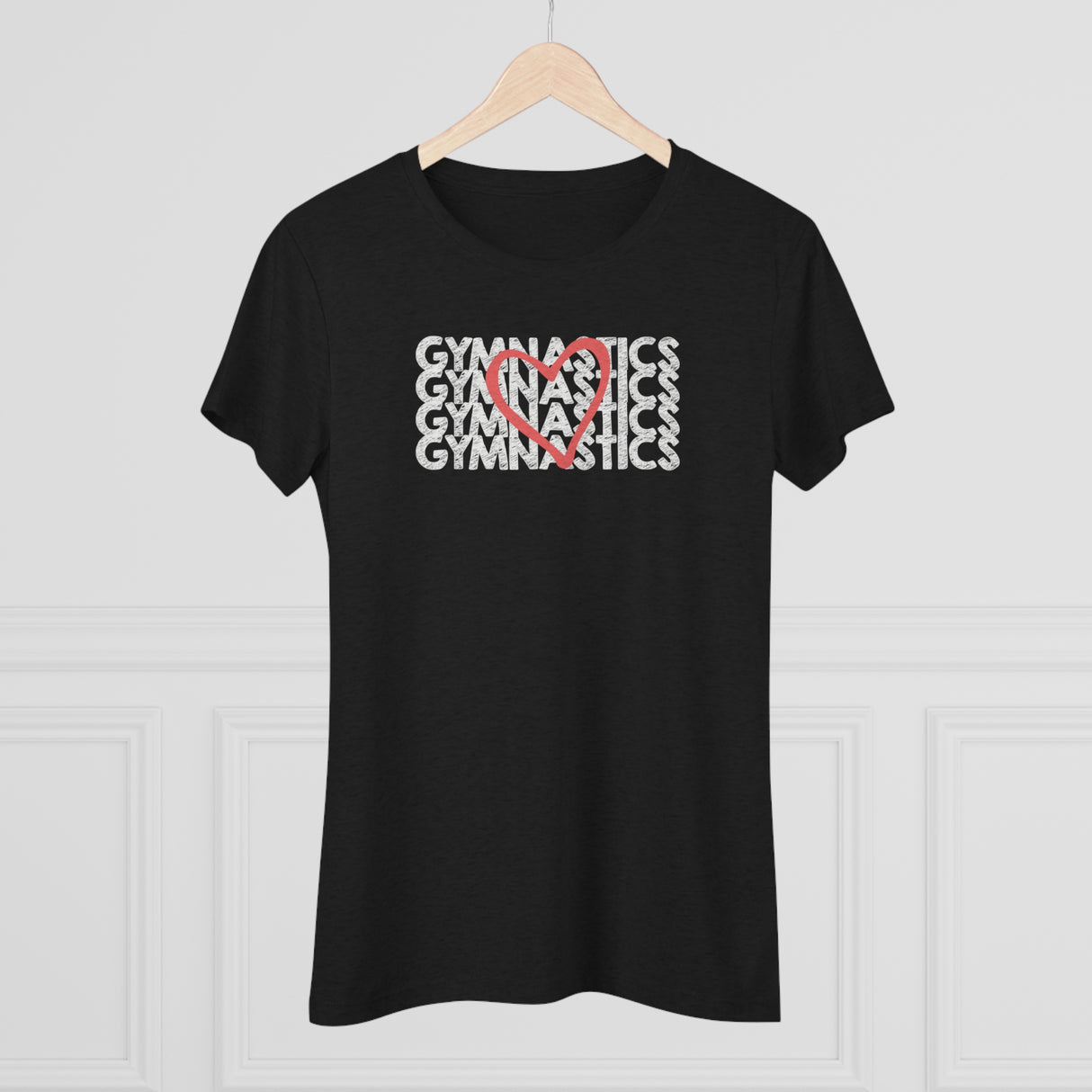 "Gymnastics Love" T-Shirt - Fitted