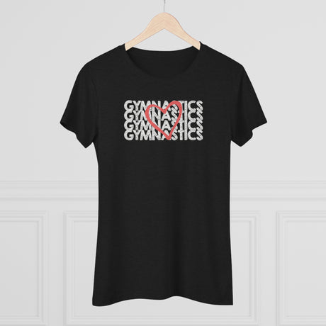 "Gymnastics Love" T-Shirt - Fitted