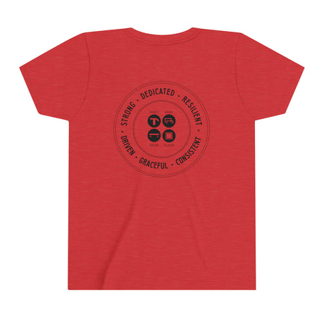 Youth - Girl's Gymnastics Stamp T-Shirt