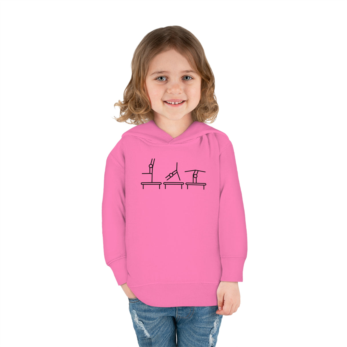 Toddler - "Beam Trio" Pullover Fleece Hoodie