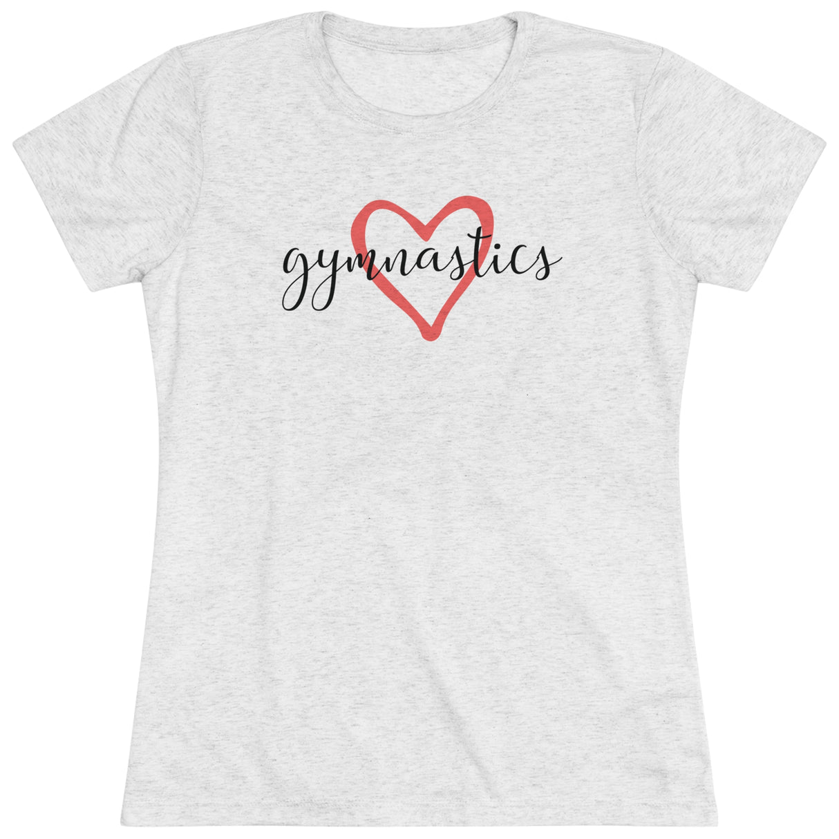 "Gymnastics Love" Women's T-Shirt (Fitted)