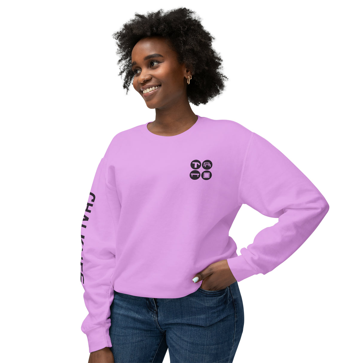 Women's Gymnastics Icon - Lightweight Crewneck Sweatshirt