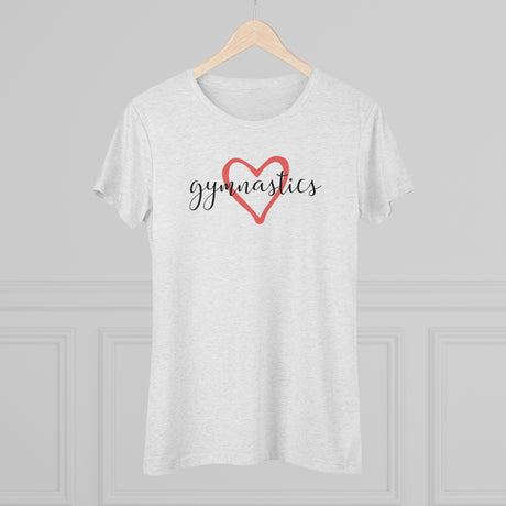 "Gymnastics Love" Women's T-Shirt (Fitted)