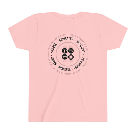 Youth - Girl's Gymnastics Stamp T-Shirt