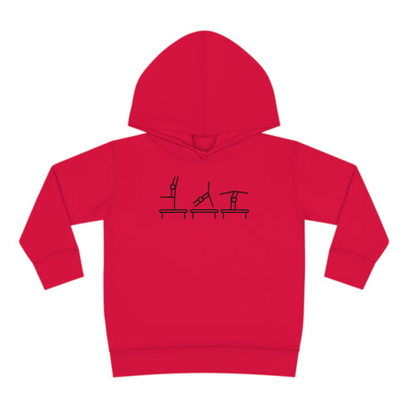 Toddler - "Beam Trio" Pullover Fleece Hoodie
