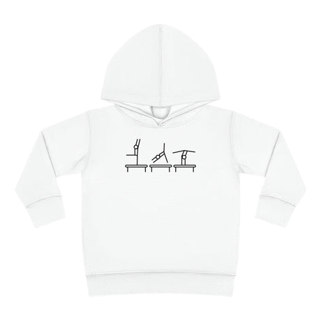 Toddler - "Beam Trio" Pullover Fleece Hoodie