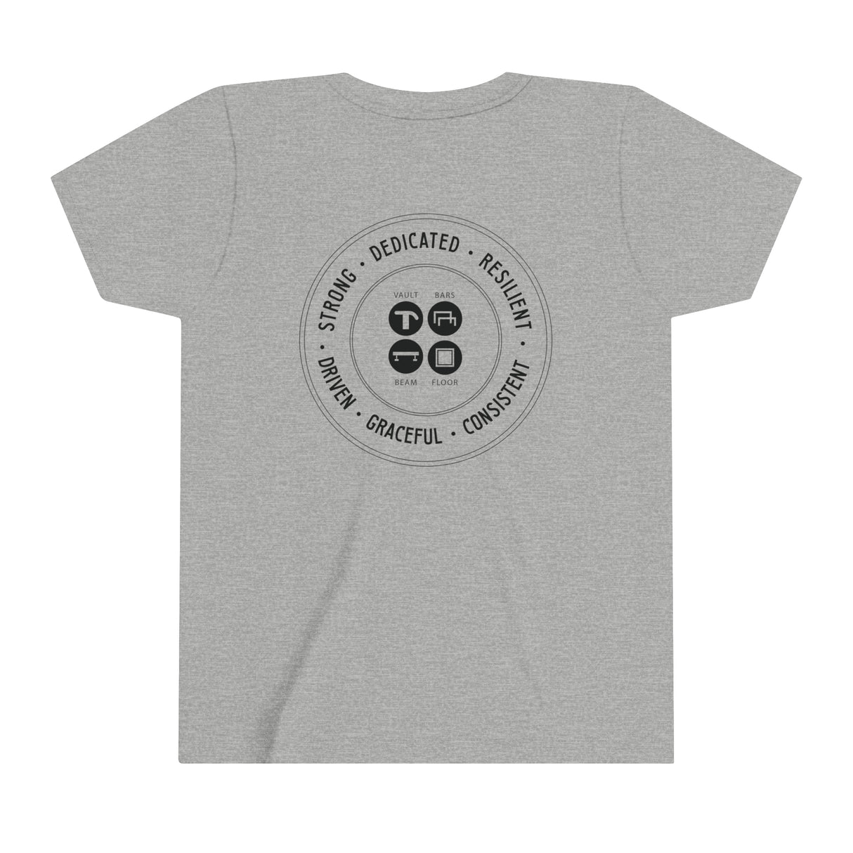 Youth - Girl's Gymnastics Stamp T-Shirt