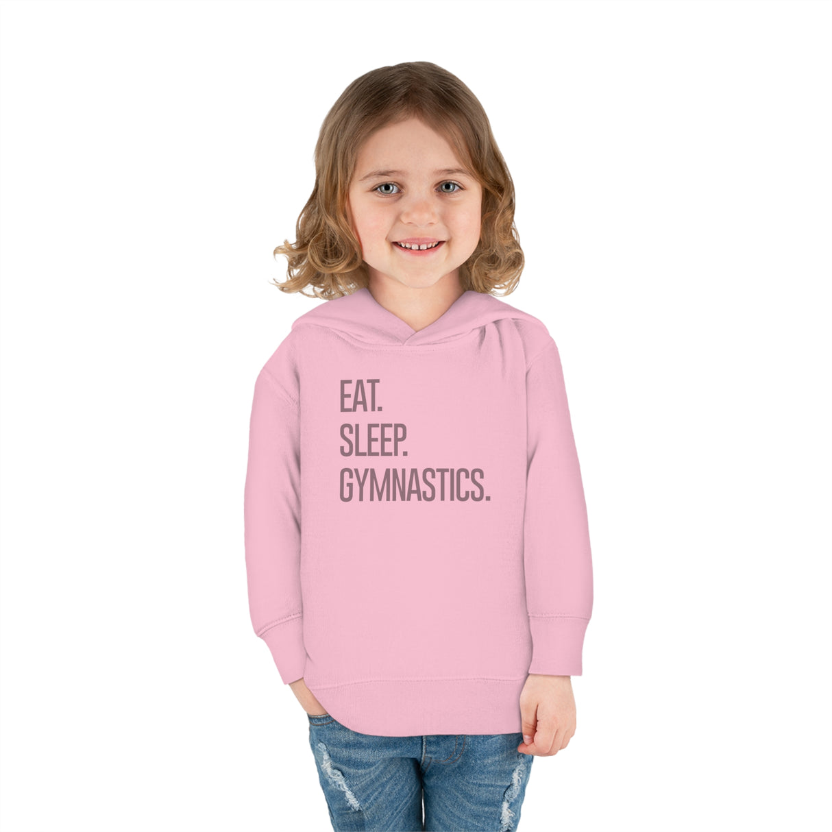Toddler - "Eat. Sleep. Gymnastics." Pullover Fleece Hoodie
