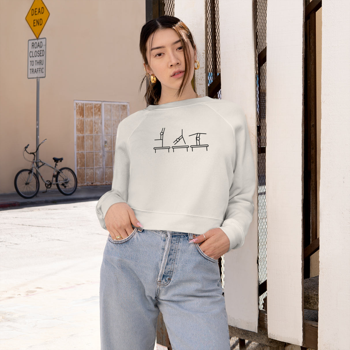 Beam Trio Cropped Fleece Pullover