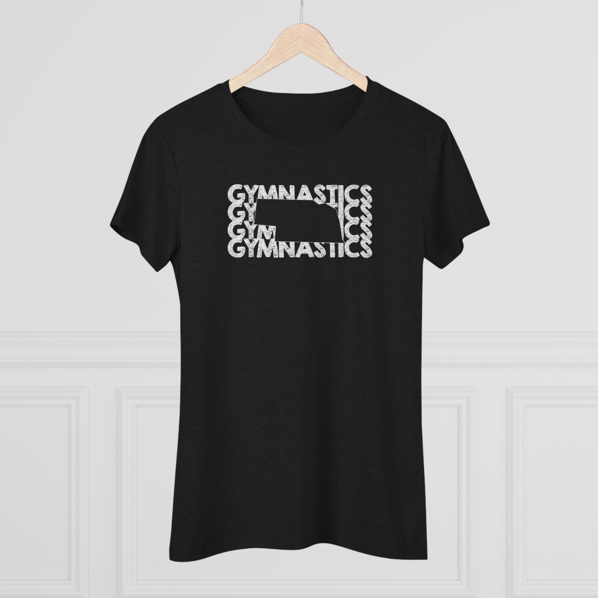 "Nebraska Gymnastics" T-Shirt (Fitted)