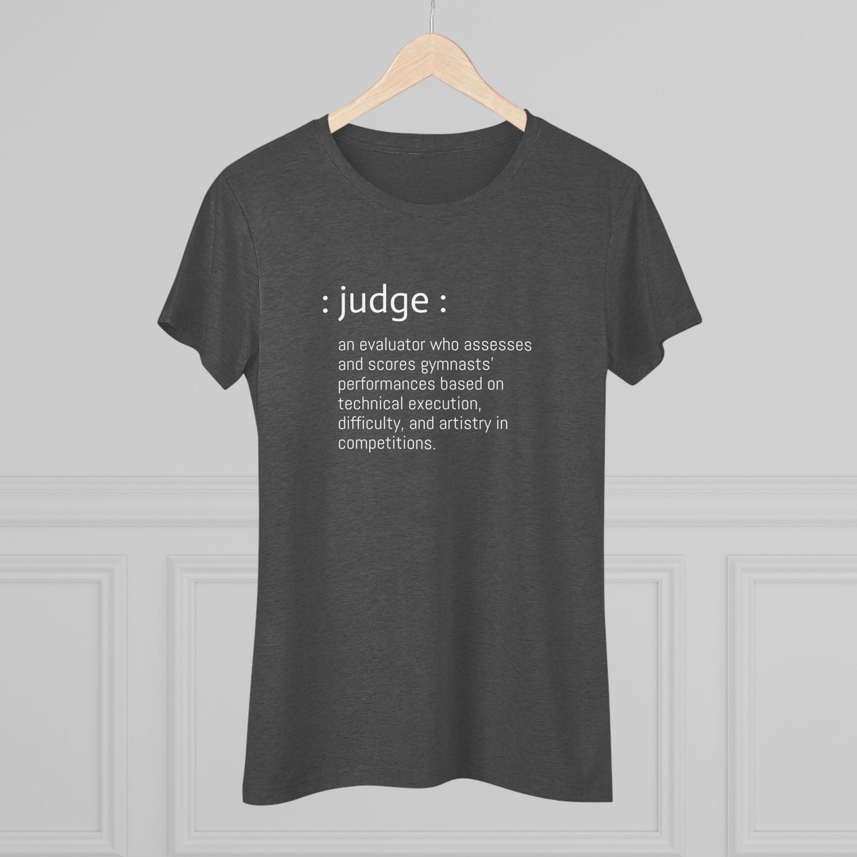Chalklife - Judge Definition - Women's Triblend Tee (Fitted) - Chalklife, LLC