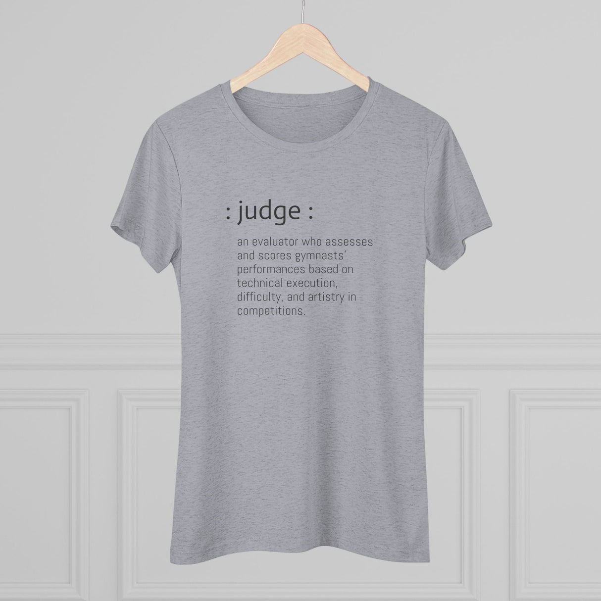 Chalklife - Judge Definition - Women's Triblend Tee (Fitted) - Chalklife, LLC