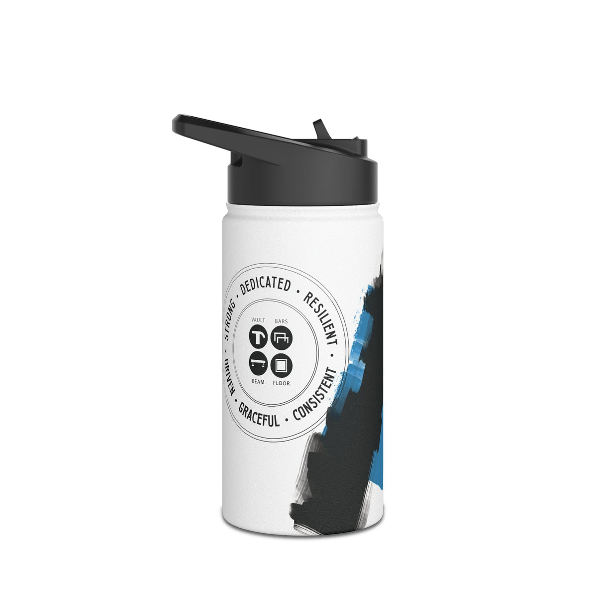 Chalklife - Women's Gymanstics Stainless Steel Water Bottle, Standard Lid - Chalklife, LLC