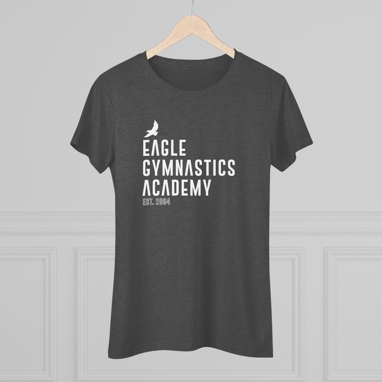 Eagle Gymnastics - Stacked Club (Women's Fitted) - Chalklife, LLC