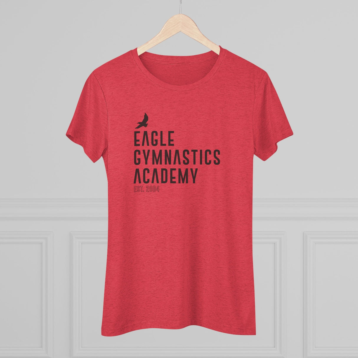 Eagle Gymnastics - Stacked Club (Women's Fitted) - Chalklife, LLC