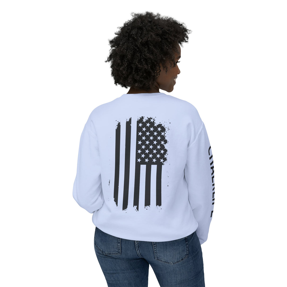 JustJules - Eat.Sleep.JustJules. Repeat. - Lightweight Crewneck Sweatshirt - Chalklife, LLC