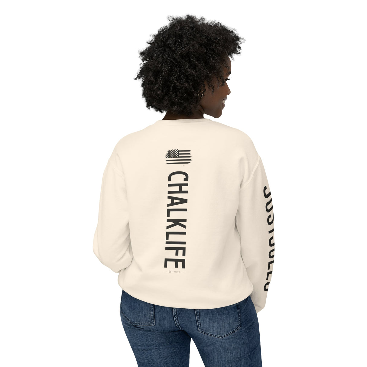 JUSTJULES - Event Icons Lightweight Crewneck Sweatshirt - Chalklife, LLC